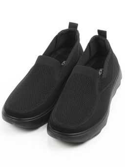 05-TEX-D03-07 BLACK Полуботинки спортивные летние мужские (текстиль)
