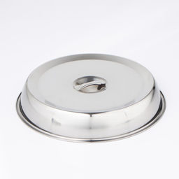 Крышка-Клош, 28×28×4.5 см, круглая, нержавеющая сталь