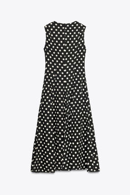 ZW COLLECTION POLKA DOT MIDI DRESS - Zara фото 26