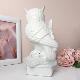 Статуэтка Сова на книгах 28 см / W3356 /уп 18/белая - ГалеонТрейд фото 7