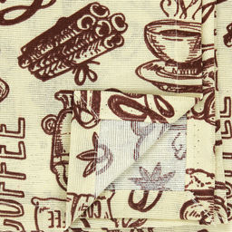 Скатерть 220х145см Эспрессо, вид 1/1, длина стола до 180см, на 8-10 персон, рогожка (хлопок 100%) 171г/м2, упаковка классическая, пакет ПВХ 28х41см, Домашняя мода (Россия)  фото 2