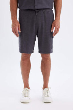 Хлопковые шорты свободного покроя - Defacto фото 4