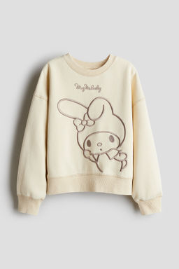 Sudadera con motivo bordado