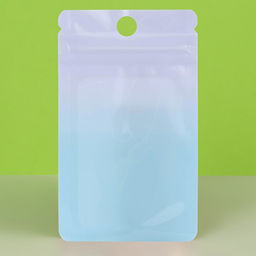 Цена за 100 шт. Пакет Зип-лок с окном, с еврослотом, градиент, 7 х 10 см