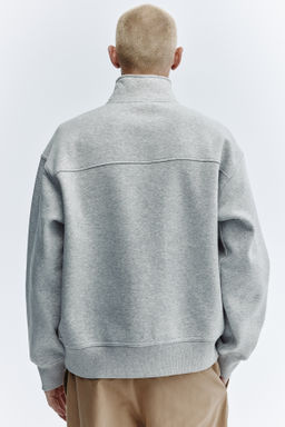 Sudadera con media cremallera Loose Fit - H&m фото 8