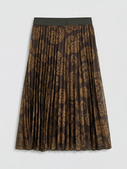 Beli Lastikli Desenli Pileli ?ifon Etek