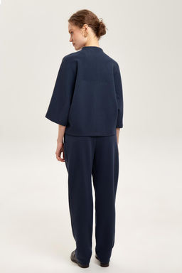 ЕВТ 4133/индиго брюки жен