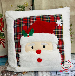 Новогодняя наволочка на молнии