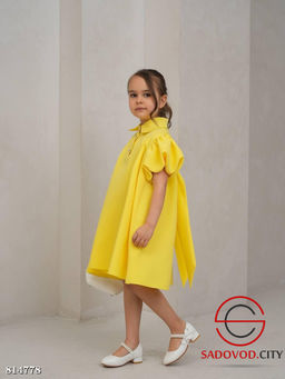 Платье для девочки пышные рукава