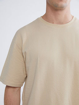 Bisiklet Yaka Dokulu Erkek Ti??rt