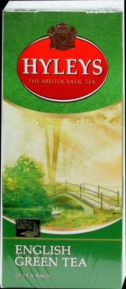 HYLEYS. Английский Зеленый карт.пачка, 25 пак.