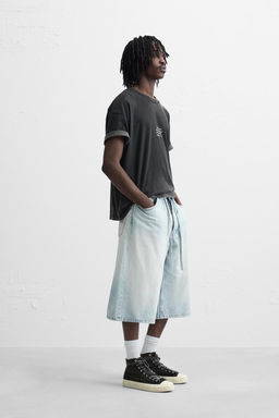 FADED T-SHIRT WITH PATCH - Zara фото 4