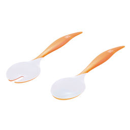 9486 GIPFEL Набор для салата LUMINO из салатной ложки и салатной вилки 30см. Материал: пластик. Цвет: оранжевый