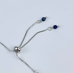 Браслет регулируемый из Лазурита, Иолита и Содалита - Радуга самоцветов фото 3