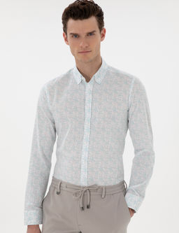 Mint Slim Fit Uzun Kollu G_mlek