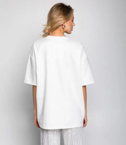 Футболка #КТ0112, белый