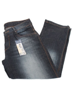9151 BLUE Джинсы капри женские