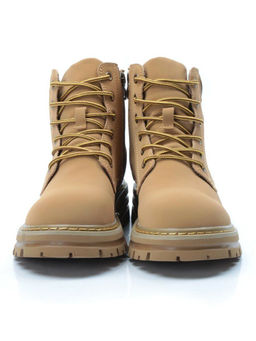 01-P8305-1 BROWN Ботинки демисезонные женские (натуральная кожа)