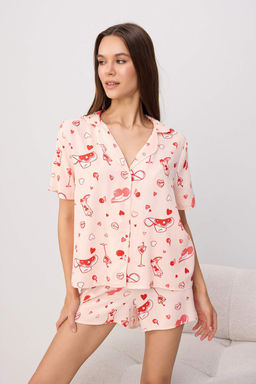 _ok Renkli More Sustainable Dokuma Pijama Tak_m_ THMSS26PT00247