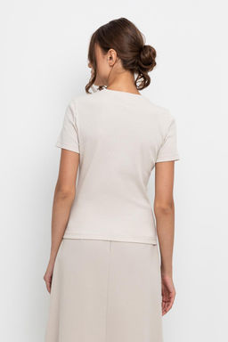 VERY NEAT _ ЕВТ 3187/кремовый фуфайка жен  фото 4