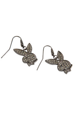 Серьги Зайцы SK1319 черный