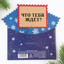 Набор предсказаний в конверте Волшебные предсказания, 8 х 12 см, 3 предсказания - Зимнее волшебство фото 5