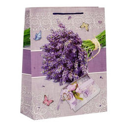 Цена за 12 шт. Пакет подарочный 31x40x12 Лаванда / 24817L /уп 12/360/ - Галеонтрейд фото 2