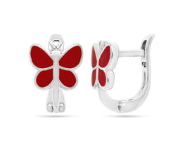 Серьги, эмаль, Тсд42