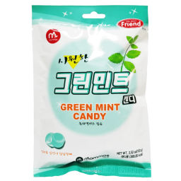 Карамель со вкусом зеленой мяты Mammos, Корея, 80 г (100 г) Акция