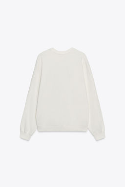 WASHED EFFECT SNOOPY PEANUTS SWEATSHIRT - Zara фото 7