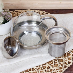 Чайник заварочный 800 мл с ситечком АКЦИЯ / 31-В /уп 36/ - Галеонтрейд фото 4