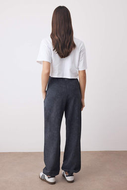 Antrasit Eskitme/Soluk Efektli Loose Jogger Orme Esofman Alt? TWOAW26EA00019 - Trendyolmilla фото 4