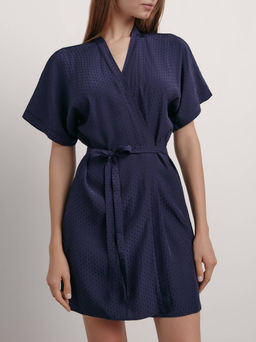 CONTE Халат VISCOSE LHW 2230 deep blue