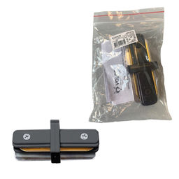 UBX-Q122 G11 BLACK 1 POLYBAG Соединитель для 2-х шинопроводов типа G, прямой внутренний. Однофазный. Черный. ТМ Volpe.