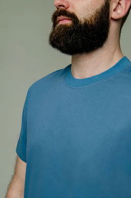 Арт. 61112/4 Футболка мужская однотонная 48-58 (6 шт) Цвет:темно-синий - Идеал фото 6