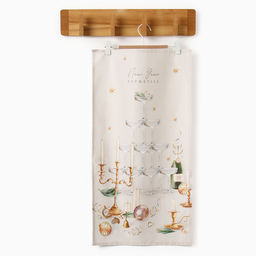 Полотенце Этель Новогодняя эстетика 4073 см, 100% хлопок, саржа 190 г/м