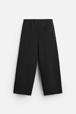 WASHED PLEATED JOGGER TROUSERS - Zara фото 7