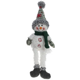 Игрушка набивная "Снеговик", L13 W7 H45/18 см, 2в.