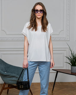 Футболка с шифоновой спинкой 15.4.12 - Sahar art lab фото 2