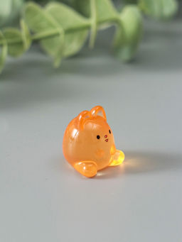 Цена за 2 шт. Набор фигурок из эпоксидной смолы флуоресцентные «Зайчики», 6 шт., 1.7×1.8×2 см