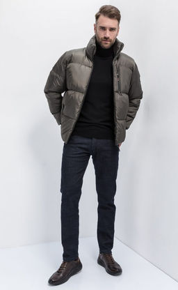 Джинсы мужские утепленные флисом P121-0152W d.blue - Primm фото 9