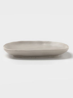 Блюдо для подачи Magistro Potter, 15.1×14.9×1.9 см, фарфор, светло-серое