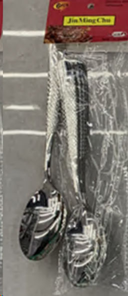 Ложка столовая 6 штук Серебро 16 Spark/ MJXX341 /уп 100/шлифовка глянец