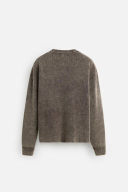 WASHED BOUCLE SWEATER - Zara фото 9