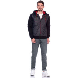 RODOS Куртка М-231/1 (Милано) Чёрный/Красный