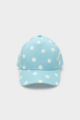 ТК 80076/голубая дымка,маленькие ромашки кепка дет