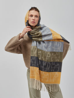 Палантин женский RH9-1556-4 - Tantino фото 7