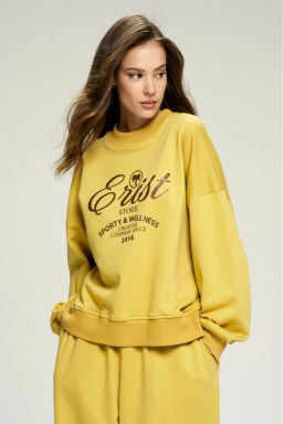 Свитшот Wellness Soft Yellow - Erist store фото 3