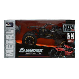 Джип «Вездеход», работает от аккумулятора, радиоуправление, дым, элементы из металла, чёрный