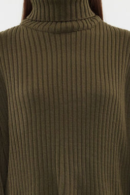 Haki Crop Basic Triko Kazak TWOAW22KZ0223 - Trendyolmilla фото 4